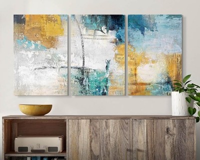 ''Sale'' 3 Piece Wall Art for Living Room Modern Abstract Artwork Prints Painting 