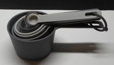 Room Essentials Measuring Cups & Spoons Set of 8 Greys
