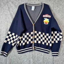 Disney Her Universe Donald Duck 90s Cardigan Sweater 3X Lunch Box Diner Retro
