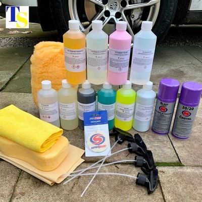 TS Car Valeting Reinigungsset + Autosmart Acc 21-teilig (All-in1 PRO) UVP 199£ GESCHENK