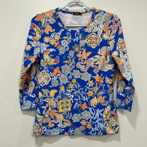 J Mclaughlin Signature Tee Small NWT $168 Small Catalina Cloth Neo Fowlerton