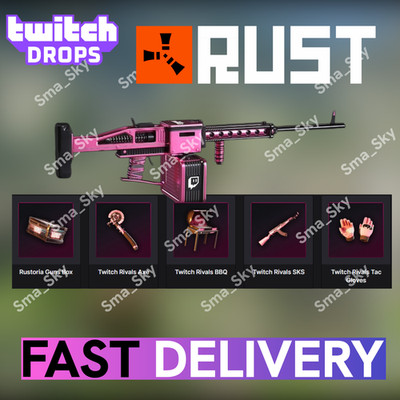 Rust Twitch Drops - Base Invaders - 6 Items/Skins