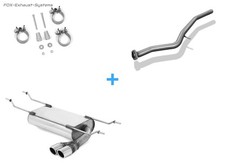  Edelstahl Racing-Komplettanlage ab Kat Mazda MX-5 Typ ND ab 2015 2x70mm rund