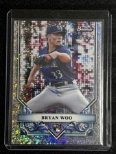 2024 Bowman Sterling Bryan Woo Rookie Revelation Speckle /150 #BSR-21