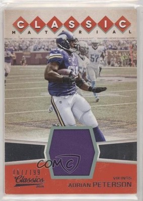 2016 Panini Classics Classic Material 161/199 Adrian Peterson #9 fm0