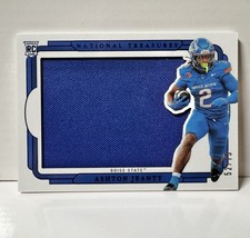 2025 Panini National Treasures Collegiate Signatures Ashton Jeanty #57 Blue /49