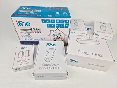 SwannOne Video Monitoring Kit Smart Home Überwachungskamera Alarmanlage Open Box