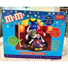 M M  s Animated Telephone Landline New in Box Vintage Official Licensed