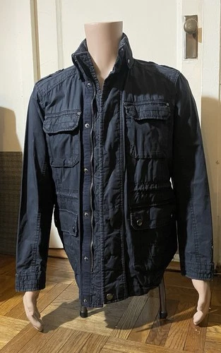 ESPRIT DEAN WINCHESTER SUPERNATURAL INSPIRED JACKET BLACK BLUE M TUCK AWAY HOOD image 2