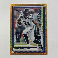 Kam Chancellor SSP Orange Scope Prizm /79 Seahawks 2025 Panini Donruss Optic
