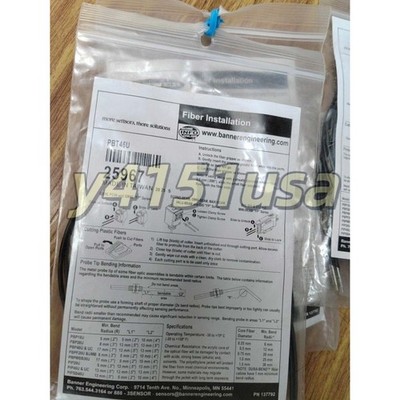 1PC Brand New Banner PBT46U ENGINEERING FIBER OPTIC SENSOR 25967