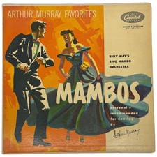 Arthur Murray Favorites Mambos Billy May Rico Mambo Orchestra Vinyl Record 1950s