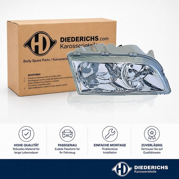 Hauptscheinwerfer Rechts Diederichs 7613280 FÜR Volvo-image