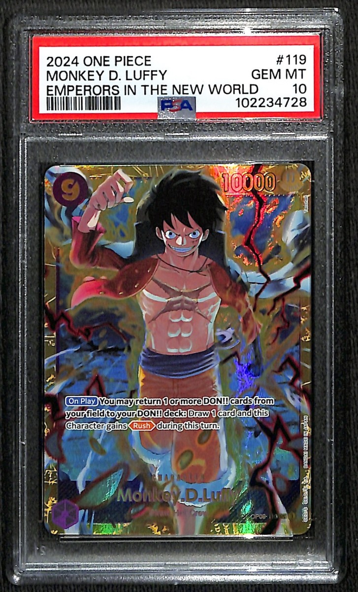 【PSA10】モンキー・D・ルフィ OP09-119 SEC One Piece Monkey.D.Luffy SEC OP09-119 PSA 10 | eBay