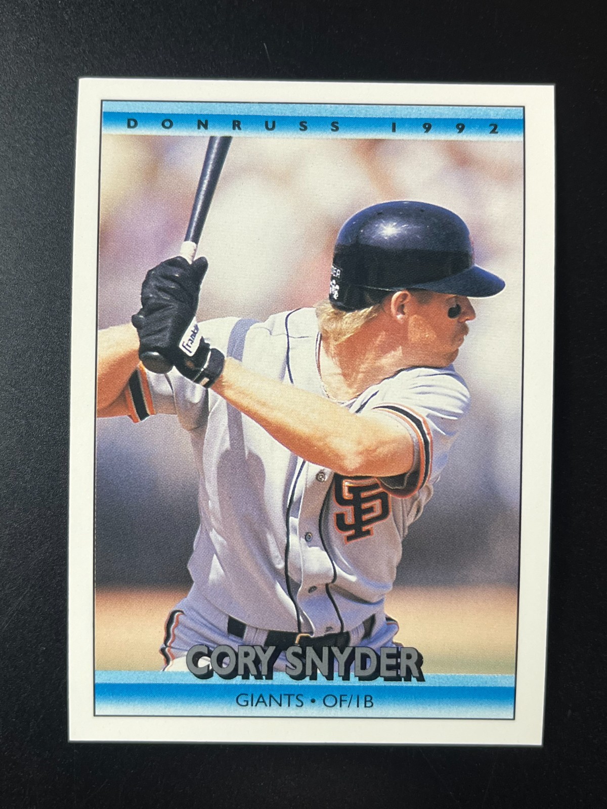 1992 Donruss Update Cory Snyder #U-21