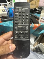 Hitachi VT-RM625A Remote Control VCR TV Tested Genuine OEM Black