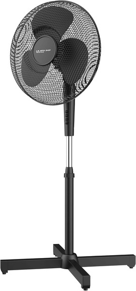 "16\" Standventilator Ventilator Windmaschine LuftküHler Oszillierend 50W Weiß"-image