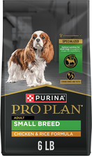 Purina Pro Plan Small Breed Dry Dog Food Chicken and Rice Formula with Guarantee