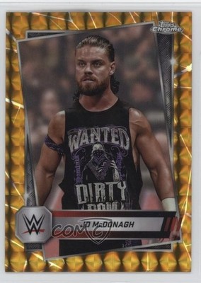 2025 Topps Chrome WWE Gold Geometric Refractor 11/50 JD McDonagh #122 0yk4
