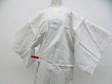 JAPANESE KIMONO YUKATA CREAM 129.5cm 4 ft 3 in COTTON EE8153