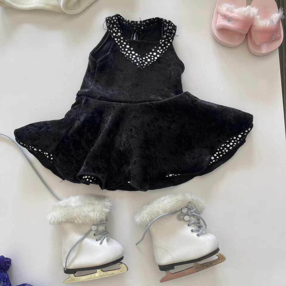 LOTE 100% Muñeca American Girl Marca 18” Ropa, Zapatos y Accesorios Copo de Nieve Pijamas Foto 3 de 4