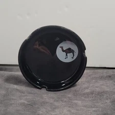 Vintage Joe Camel Cigarette Black RJ Reynolds Tobacco Co Ashtrays 4" RJRTC
