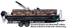 Abstract Rainbow Gem Geode Graphic Kit Decal Fishing Boat Wrap Pontoon Vinyl