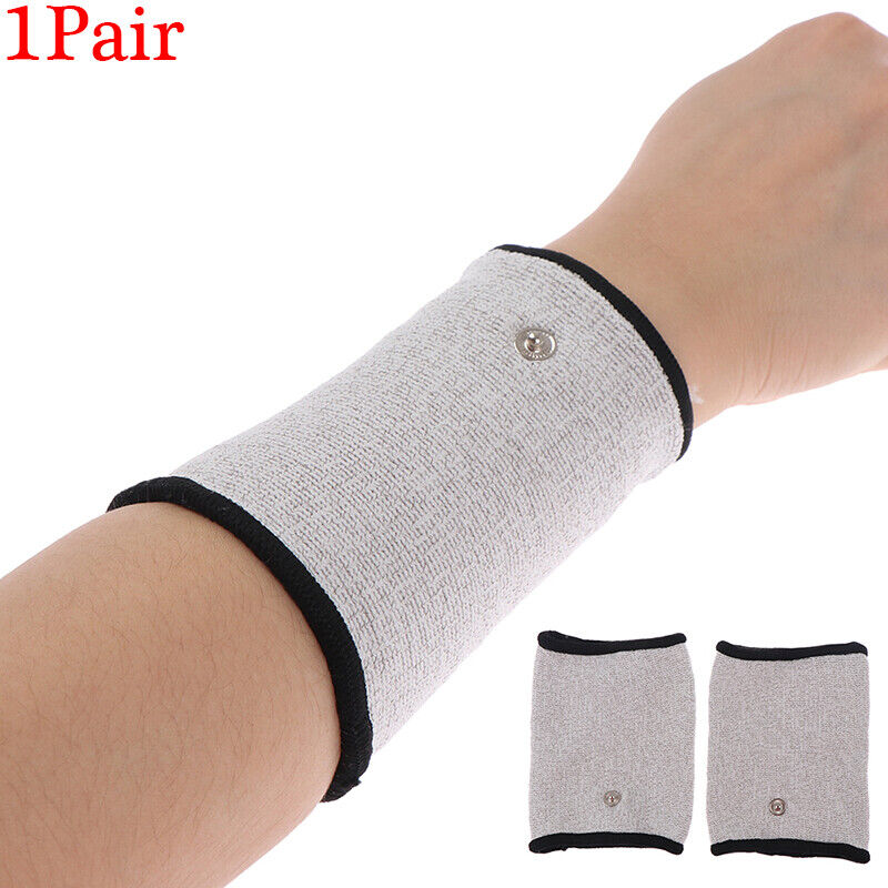1Pair Conductive Wrist Electrode Price reduction Wristband Tens Store Machine Massage