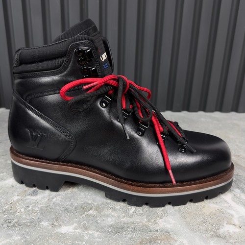 NWB Louis Vuitton Oberkampf Ankle Boots Wool Leather 7.5 LV or 8.5 US 41.5 EUR * - Picture 9 of 24