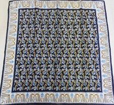 VINTAGE WOMEN'S 100 PURE SILK SILK SCARF 1670 76cm x 78cm