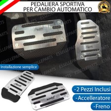 COPRIPEDALI PEDALI PEDALIERA SPORTIVA CAMBIO AUTOMATICO PER FIAT FIORINO MK3
