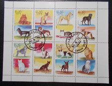 Oman ~ 1972 ~ Gedenkmarken ~ Tiere & Haustiere ~ M/S ~ gut gebraucht ~ CTO ~ UK-Verkäufer