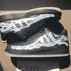 nike air force 1 low skeleton halloween