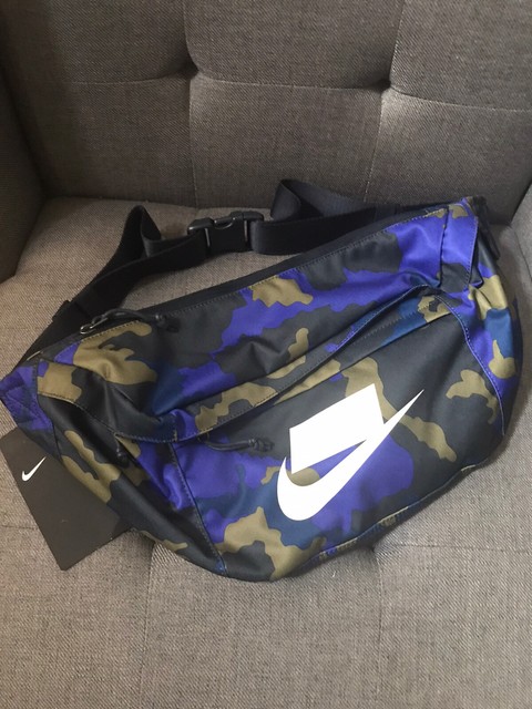nike tech hip pack gym sack lining bag white