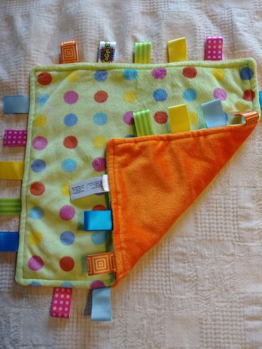 TAGGIES POLKA DOT BABY MINI SECURITY BLANKET - Bild 3 von 4