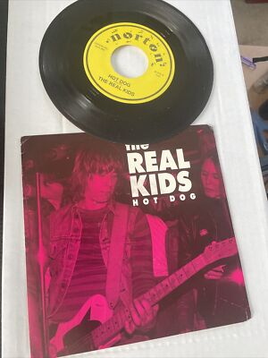 THE REAL KIDS Hot Dog (1993) 7  Single NORTON Live Punk Power Pop RARE