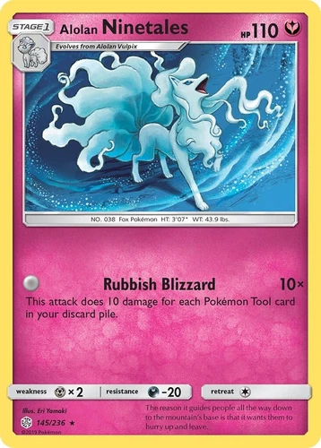 Alolan Ninetales 145/236 Sm-Cosmic Eclipse