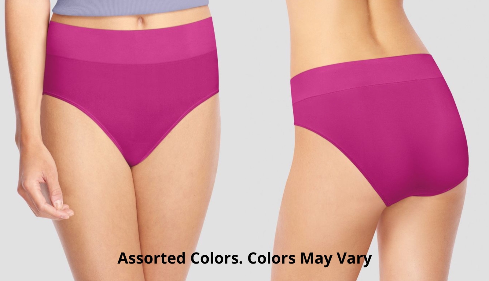 Women's 3pk Seamless Smoothing HiCuts Hanes Assorted Various