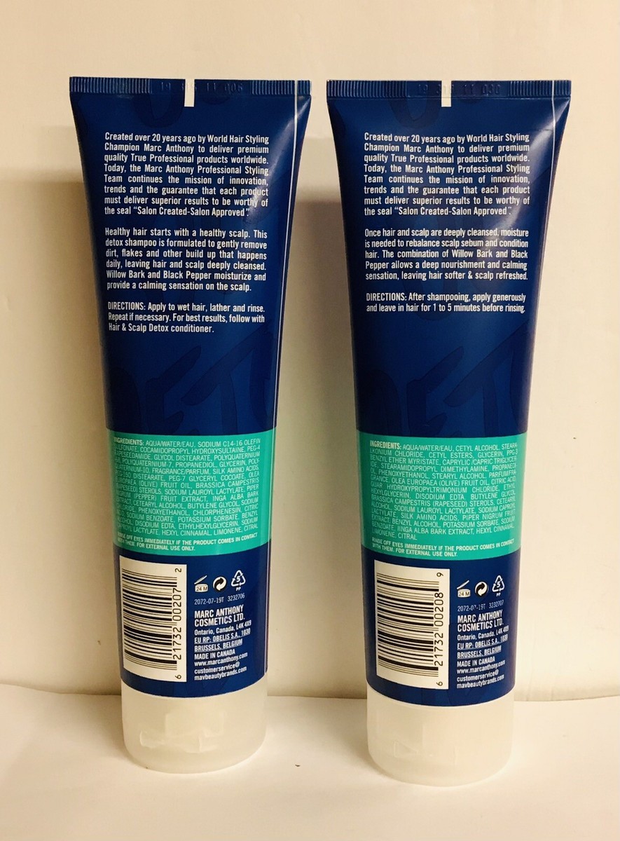 Marc Anthony Professional Hair & Scalp Detox Shampoo & Conditioner