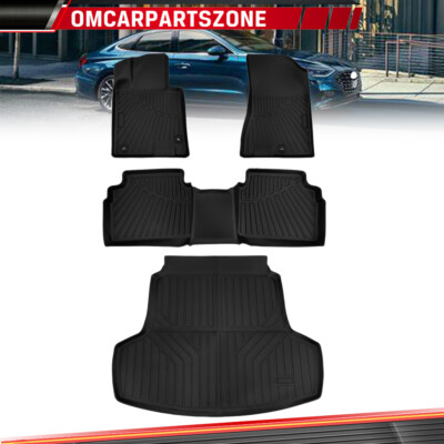 All Weather Floor Mats Liners for 2020-2024 Hyundai Sonata 2021-2025 Kia K5 FWD
