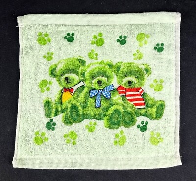 Waschlappen Seiftuch Seiflappen Frottier BÄR Kinder Baby 100