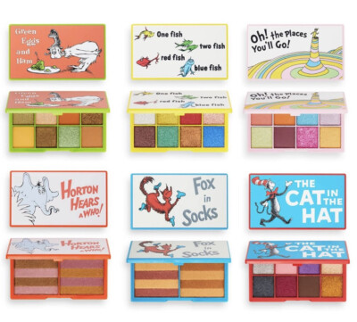 I Heart Revolution x Dr. Seuss Cat in The Hat Face Or Eye Palette PICK 1 PALETTE