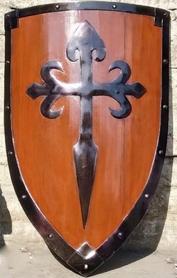 Handmade Viking Black Crusader Wood Shield Medieval Round Battle Warrior Shield Wooden Round Shield Larp Reproduction Cosplay Shield 24 Costume Weapons Accessories Pcpplasticos Co
