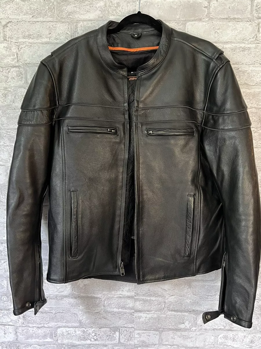 Sporty top leather jackets