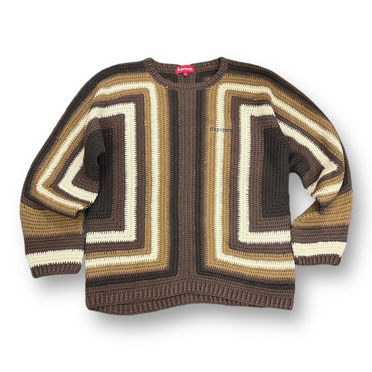 Supreme Hand Crocheted Sweater Size XL | eBay Supreme Hand Crocheted Sweater Size XL | eBay