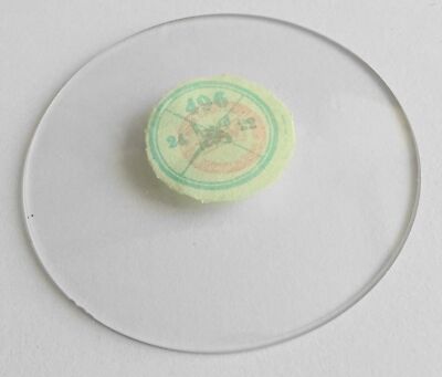 6 Lentilles De Montre Verre Bombé 30mm - Épaisseur Bord 1.1mm - Double Dôme Transparent