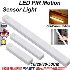 PIR Motion Sensor LED Light Rechargeable Staircase Kitchen Closet Cabinet Lamp