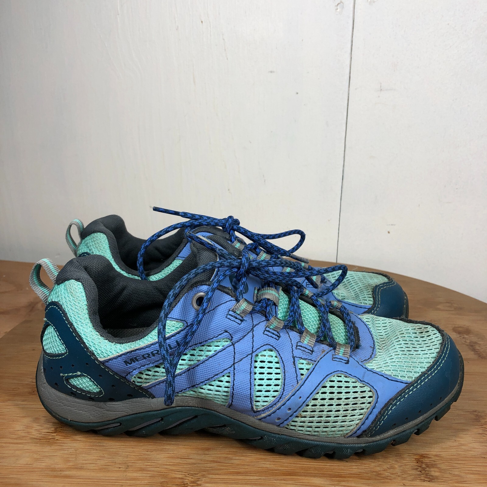 Scarpe Merrell da donna 7 Rockbit Running blu maglia sneakers trail escursionismo