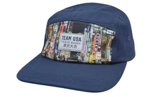 Team USA Olympic Team Road to Tokyo 5 Panel Racer Camper Style Hat 