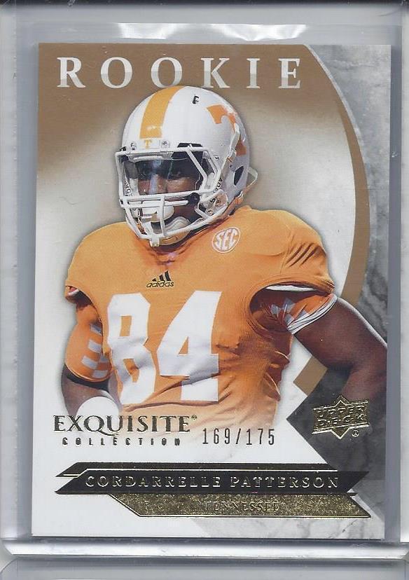 CORDARRELLE PATTERSON 2012 UD EXQUISITE XRC ADVANCE ROOKIE RC D 169/175 eBay